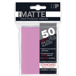 Ultra Pro Standard Card Sleeves Pro-Matte Pink (50ct)